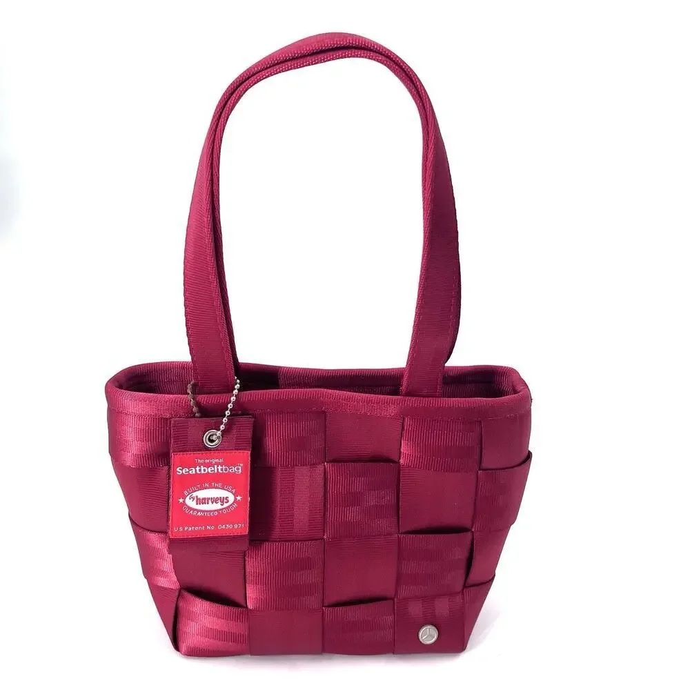Vintage The Original Seatbelt Bag x Harveys for Mercedes Benz - Red Tote Handbag